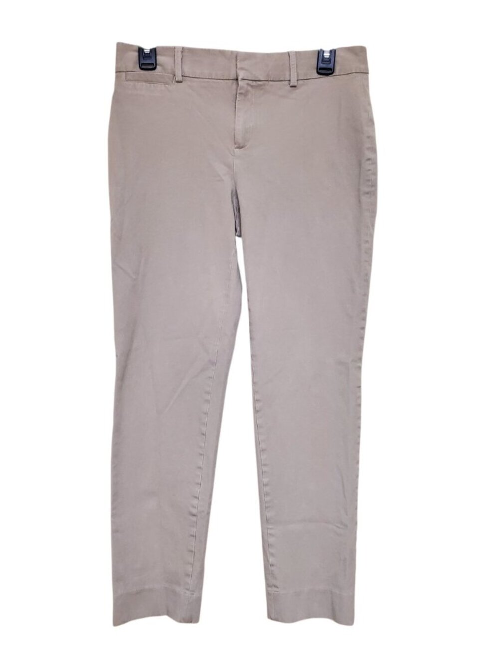 Crown & Ivy Cary Women's Light Tan Khaki Slim‎ Ankle Leg Career Uniform Pant 6